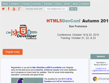 Tablet Screenshot of html5devconf.com